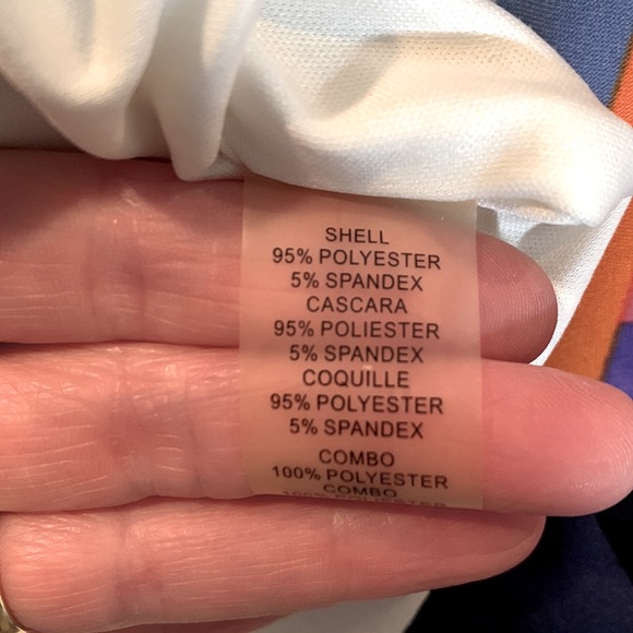 Vince Camuto dress sz 2 multicolor gold back zipper - Picture 6 of 7